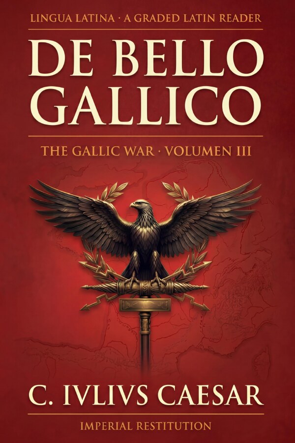 De Bello Gallico Volume 3 book cover — Vercingetorix and the siege of Alesia