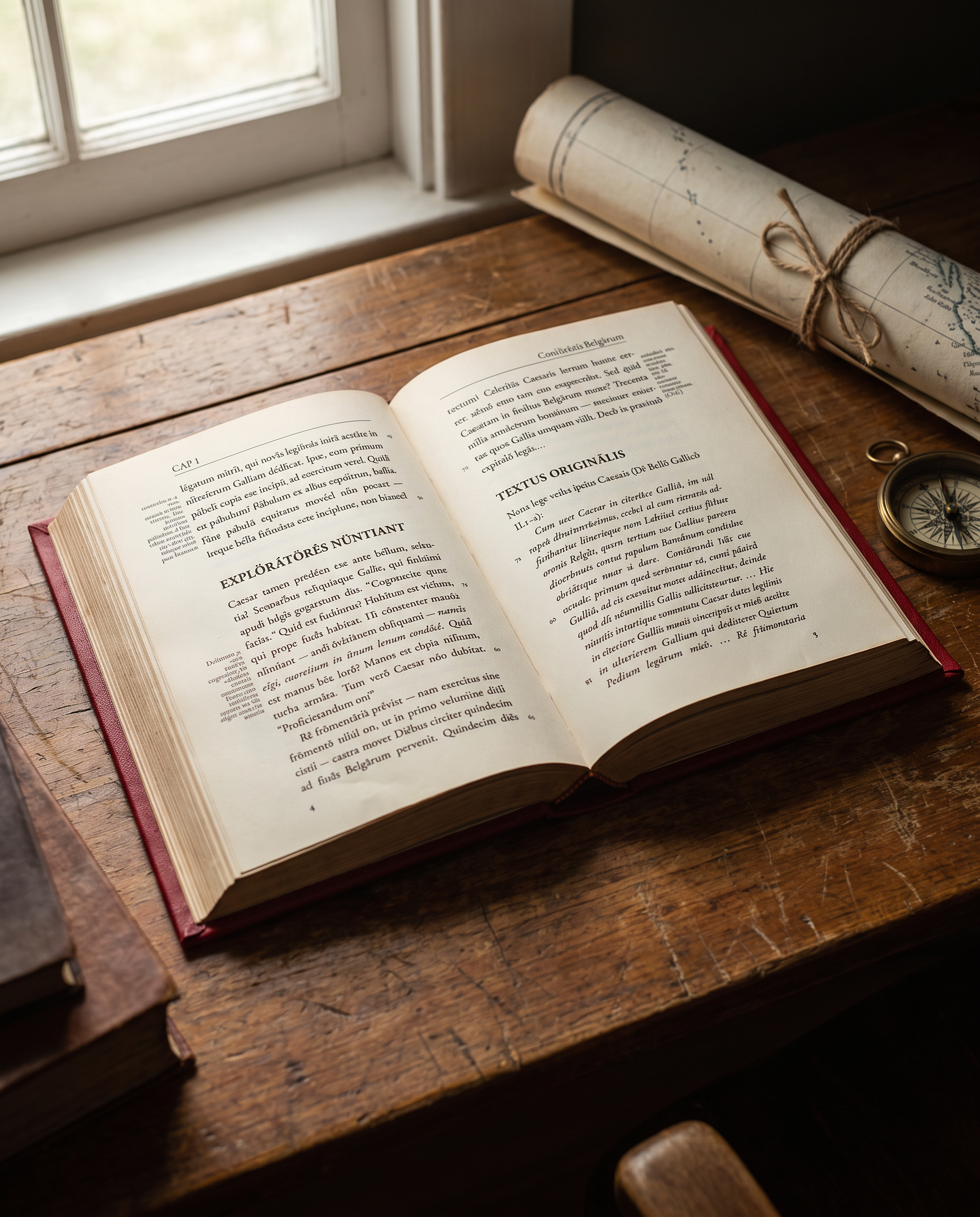 gallico 2 Latin reader — cinematic book photo