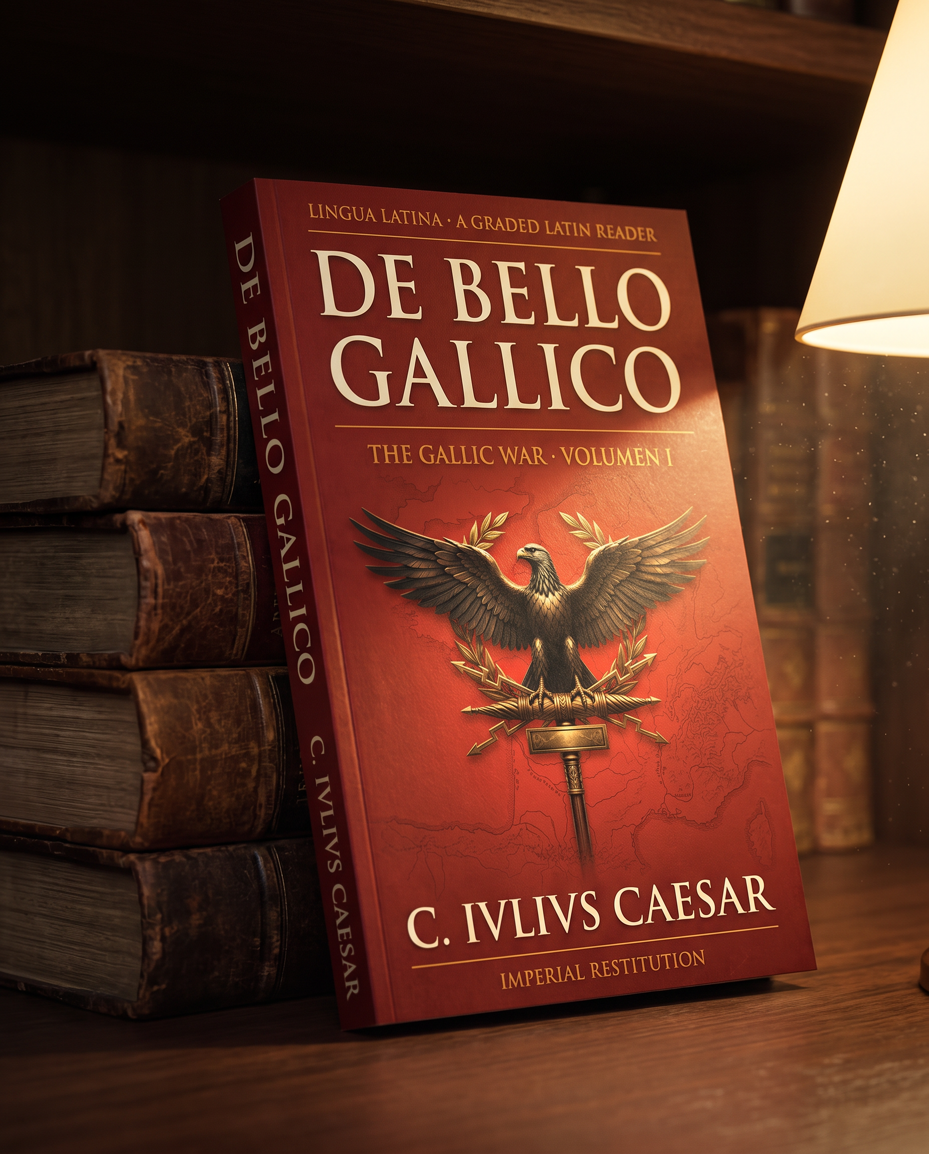 gallico 1 Latin reader — cinematic book photo
