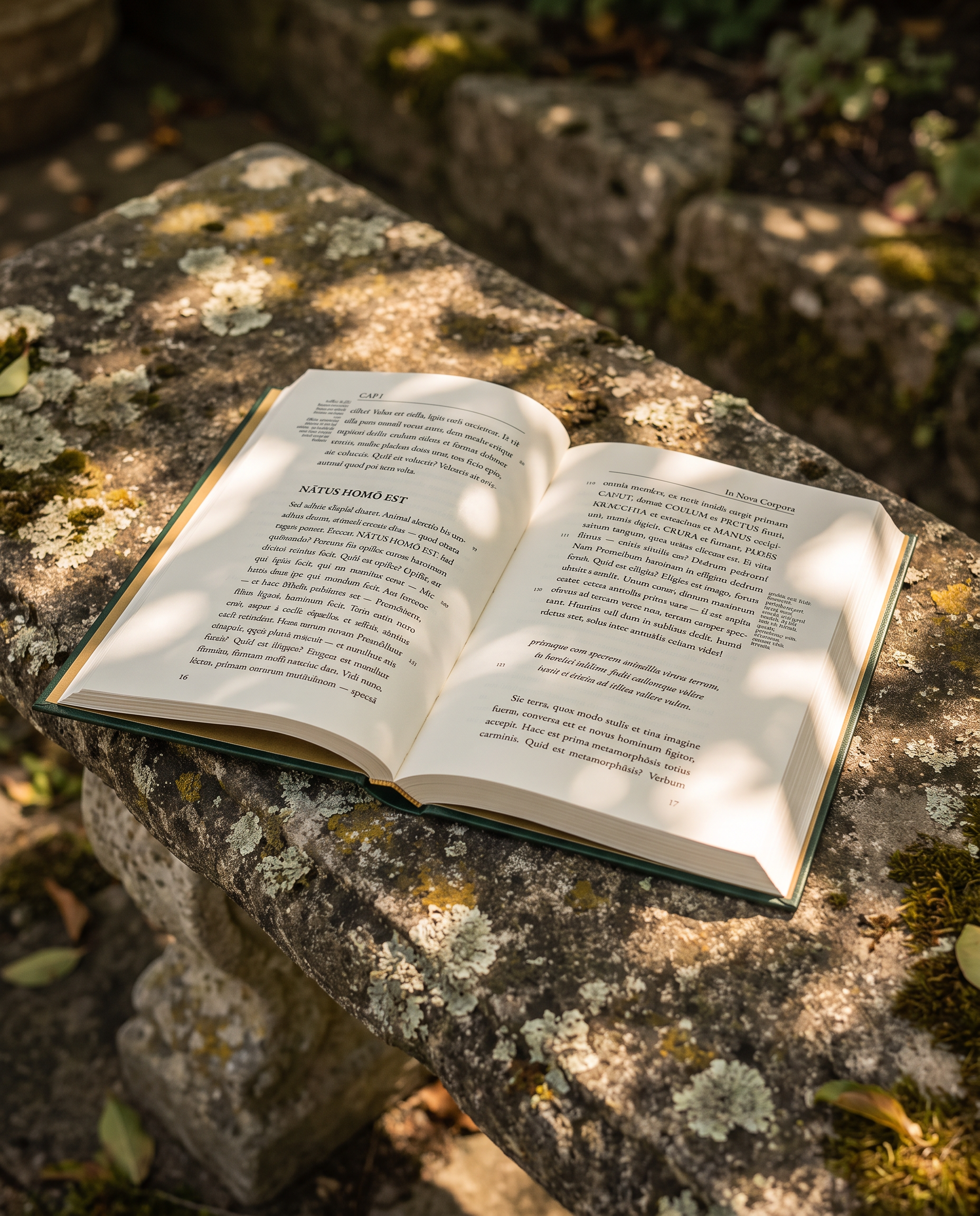 metamorphoses 1 Latin reader — cinematic book photo