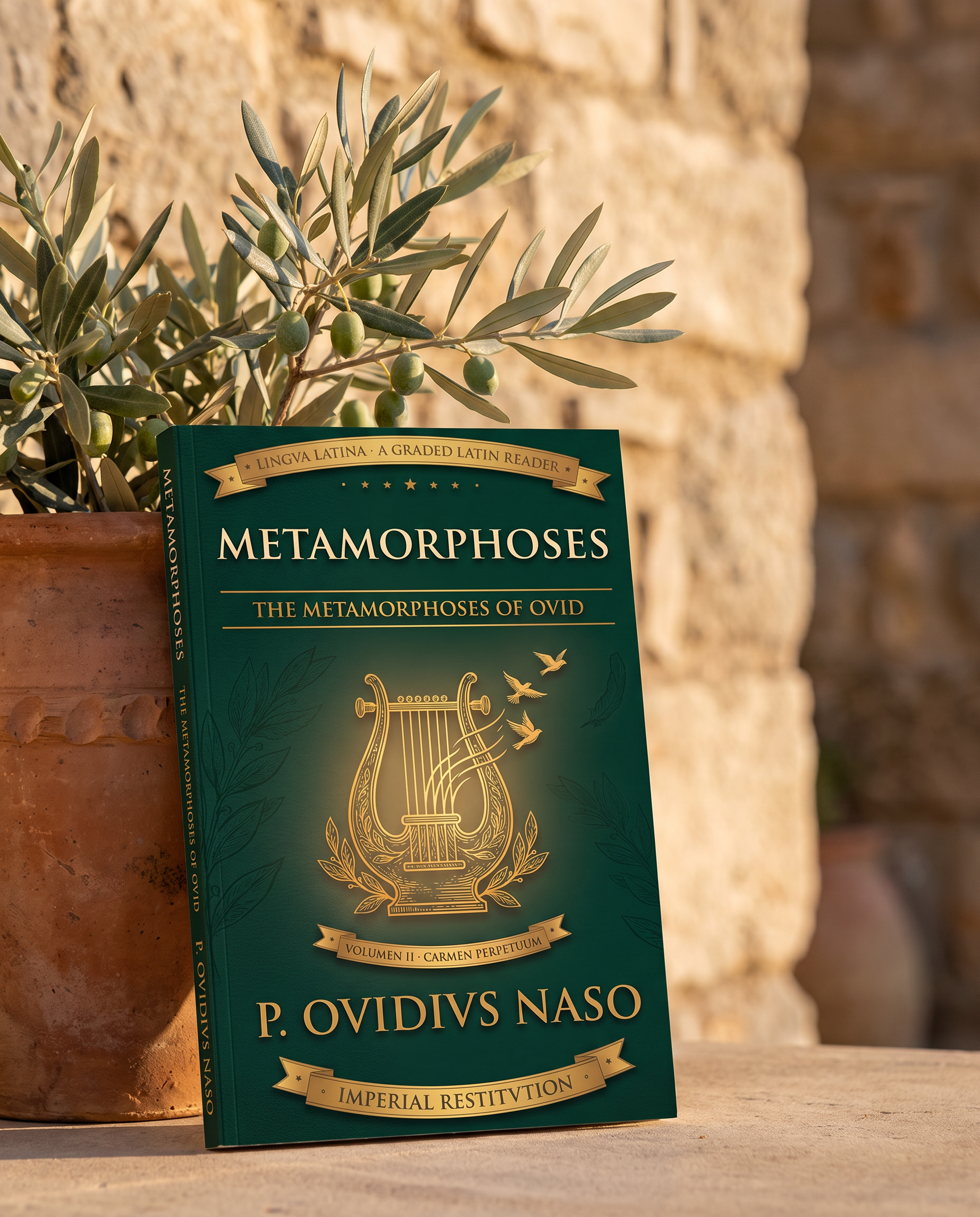 metamorphoses 2 Latin reader — cinematic book photo